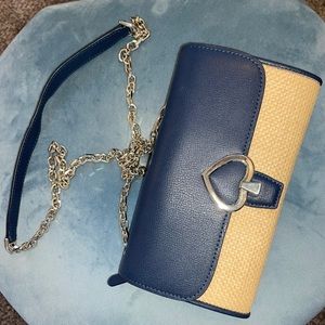 Blue crossbody Kate Spade purse